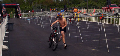 in the transition area